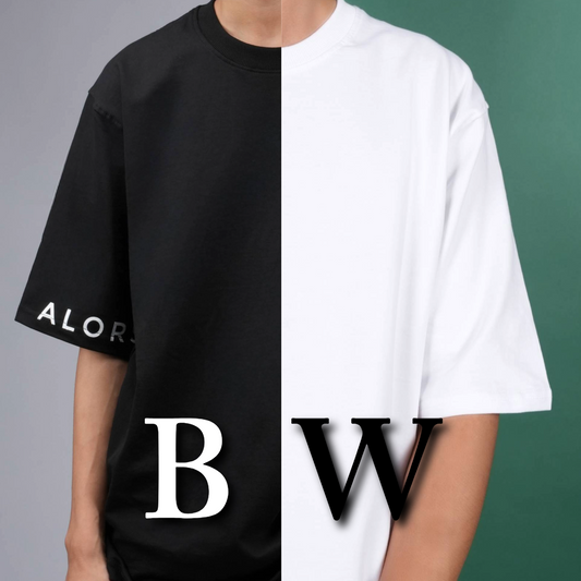 Baggy B|W T-shirt pack of 2
